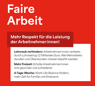 Faire Arbeit - Mehr Respekt